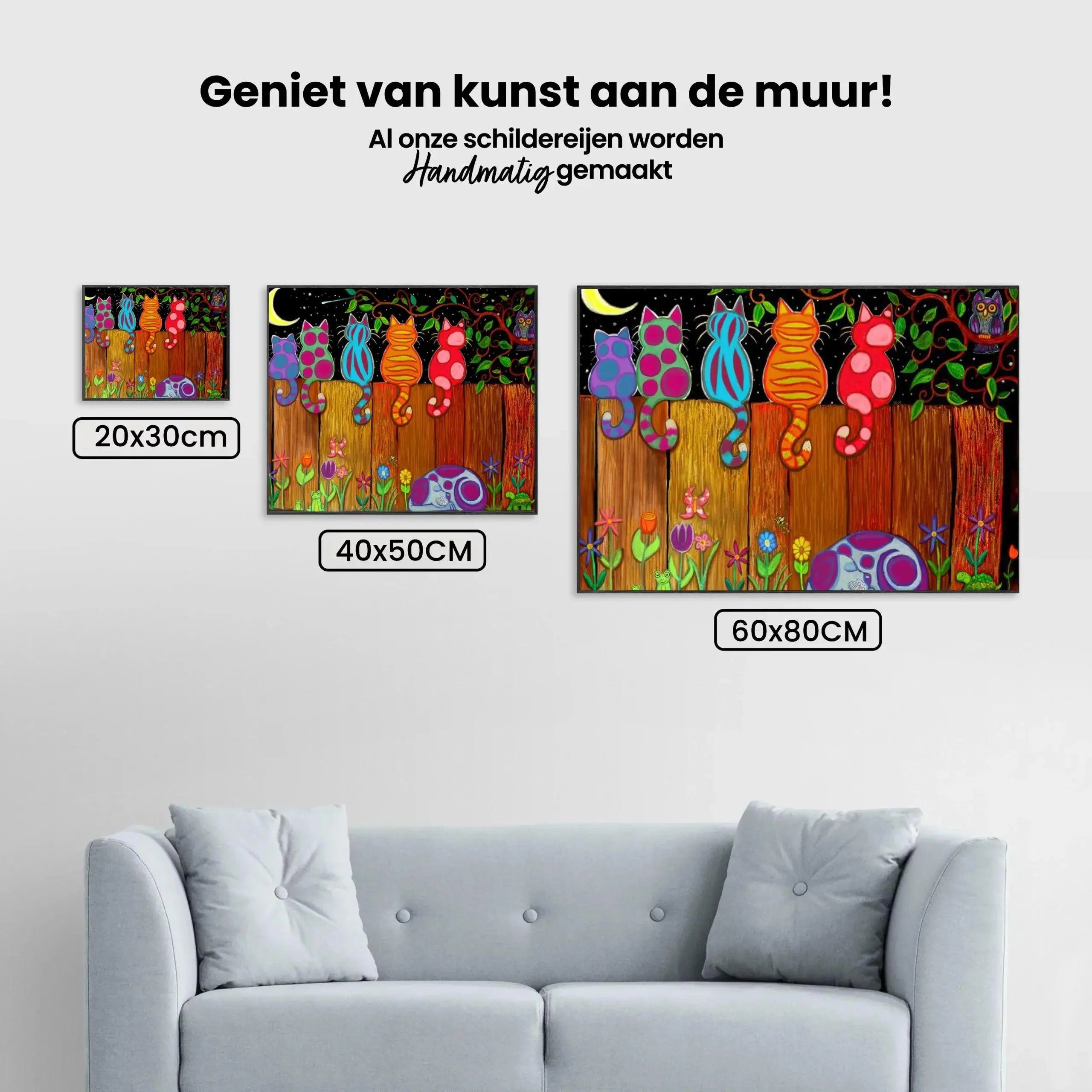 Diamond Painting - Ensemble sous la lune