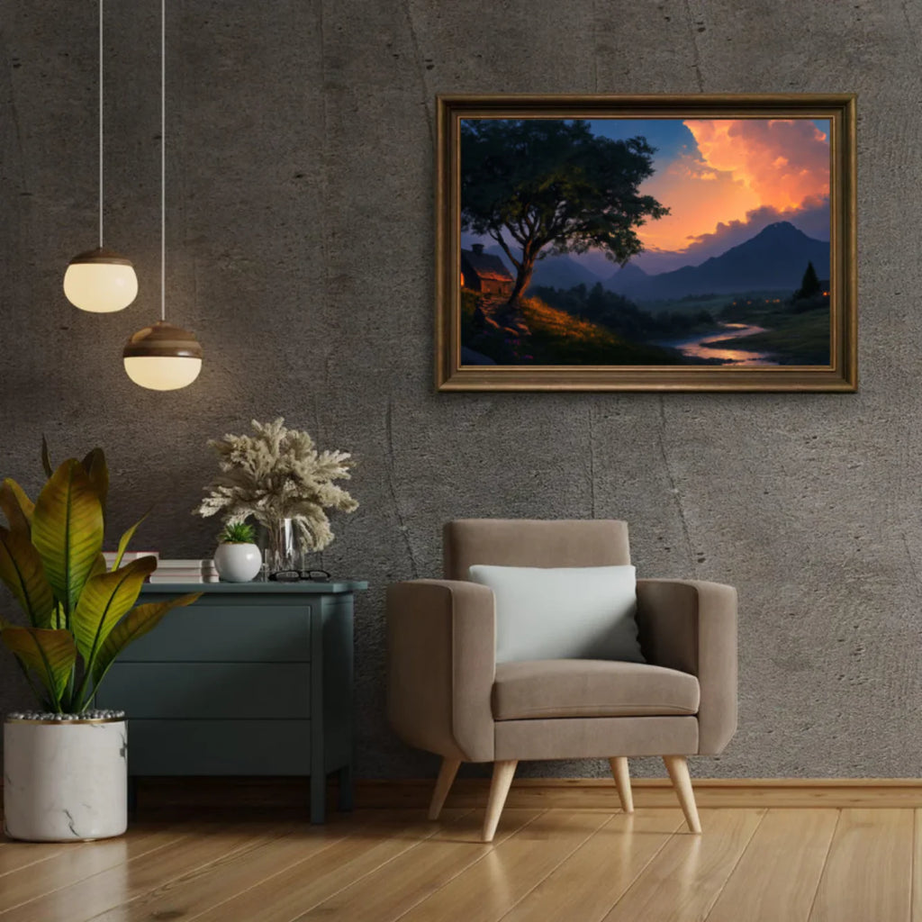 Diamond Painting - Maison crépusculaire