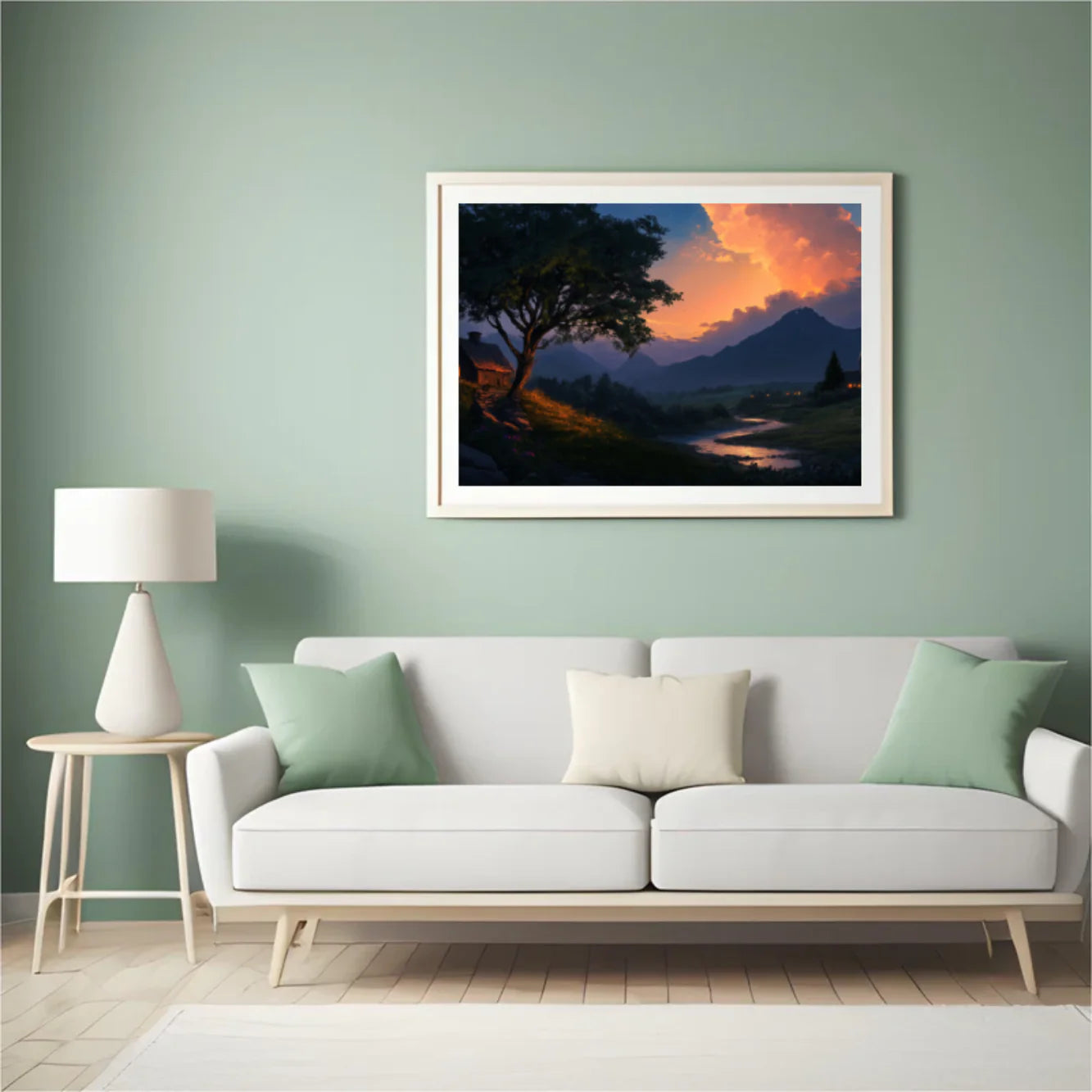 Diamond Painting - Maison crépusculaire