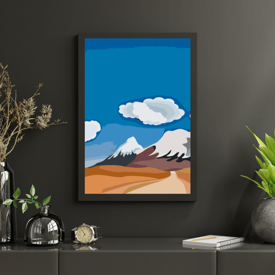 Diamond Painting - Croquis des montagnes - SEOS Shop ®