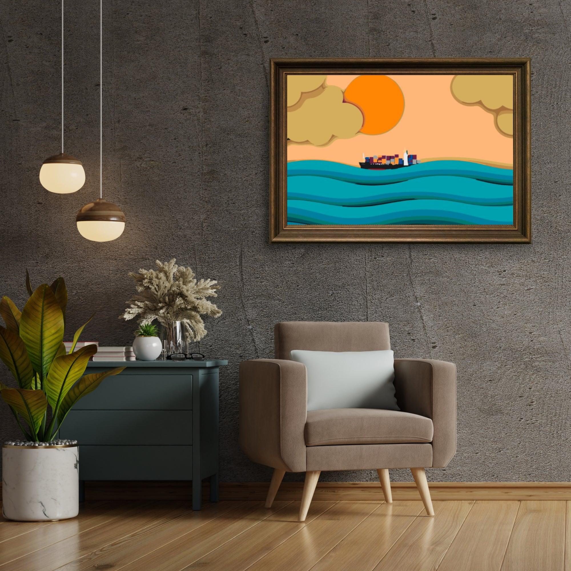 Diamond Painting - Bateau dans les vagues - SEOS Shop ®