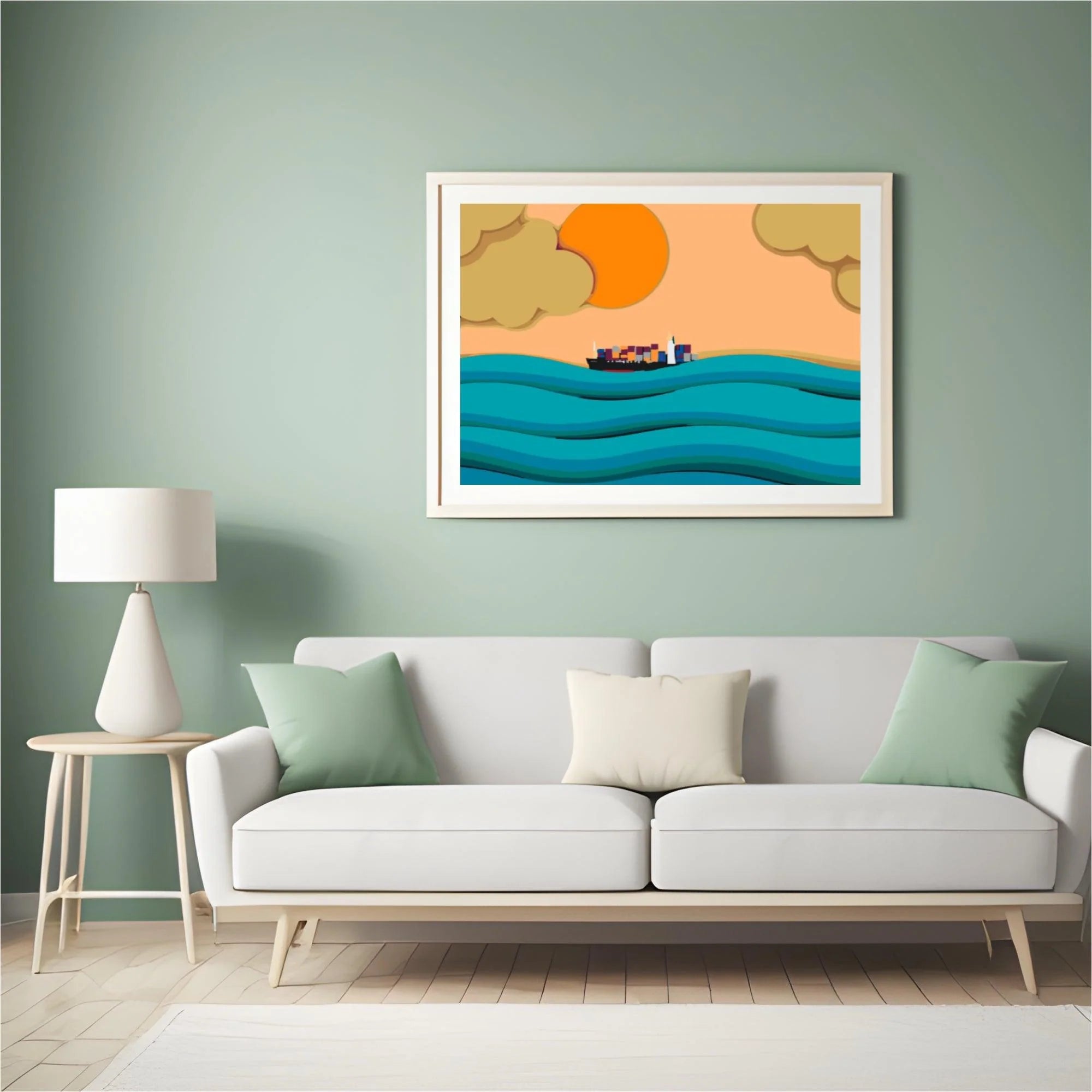 Diamond Painting - Bateau dans les vagues - SEOS Shop ®