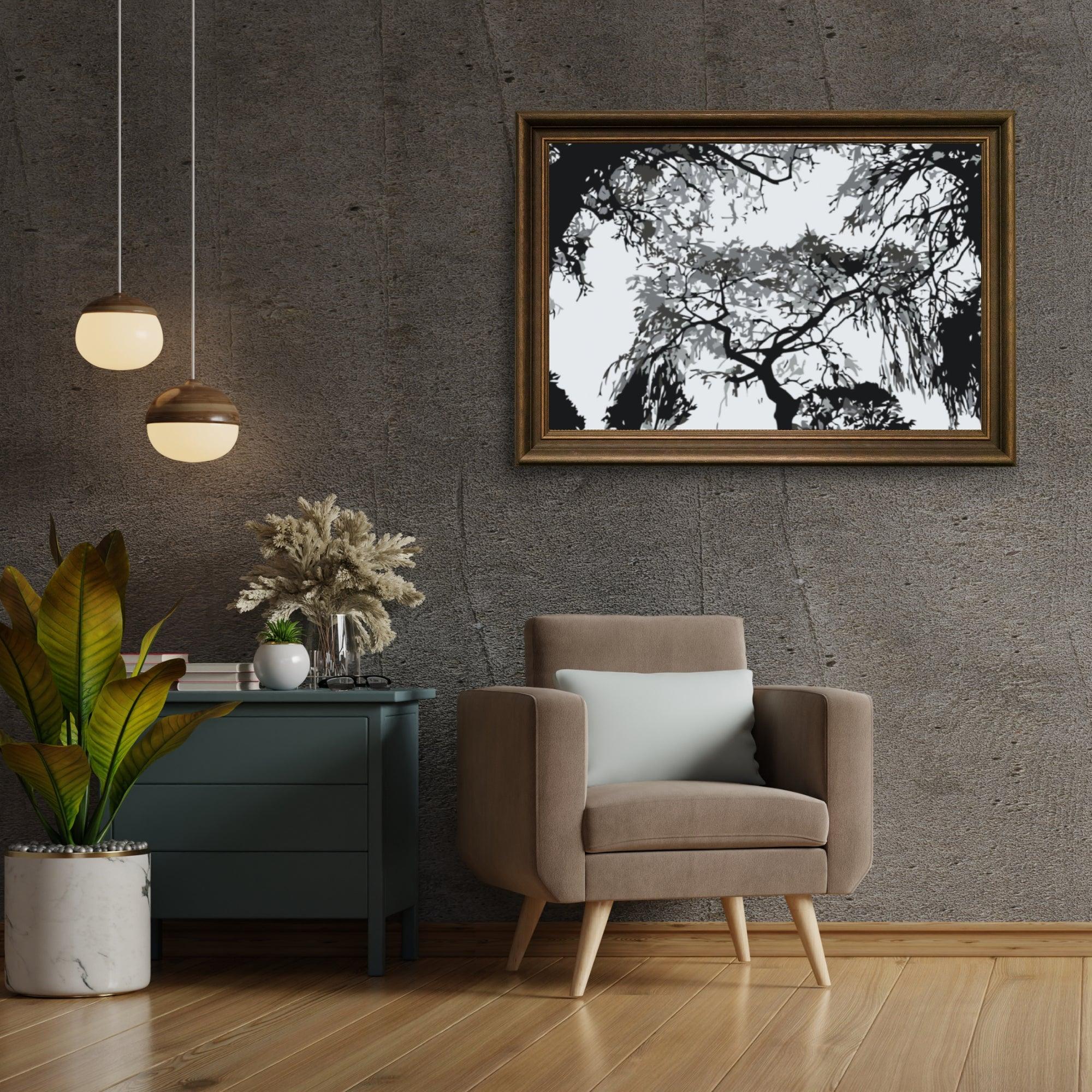 Diamond Painting - Silhouette d'arbres - SEOS Shop ®