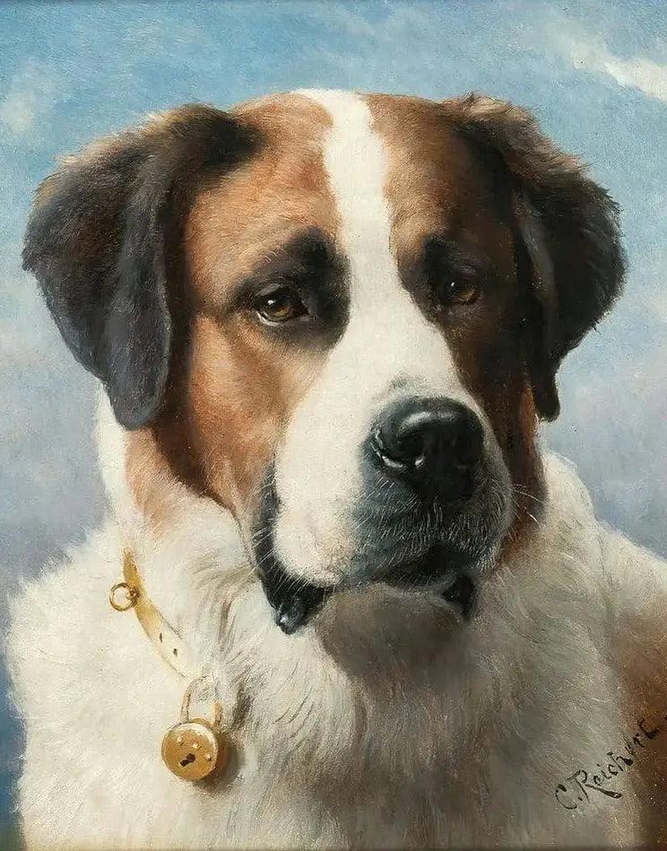 Diamond Painting - Peinture de Saint Bernard : Chien