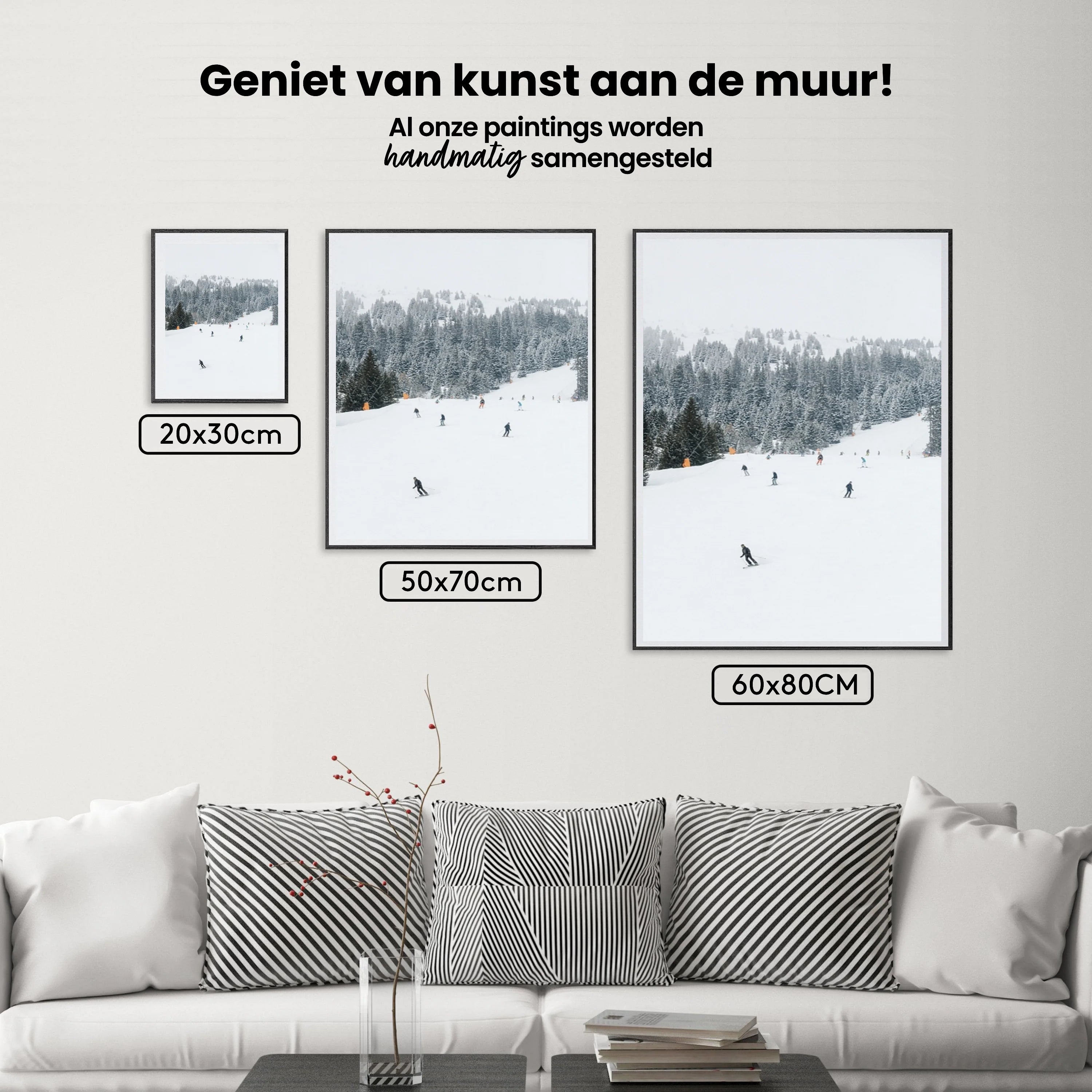 Diamond Painting - Piste de ski en Autriche