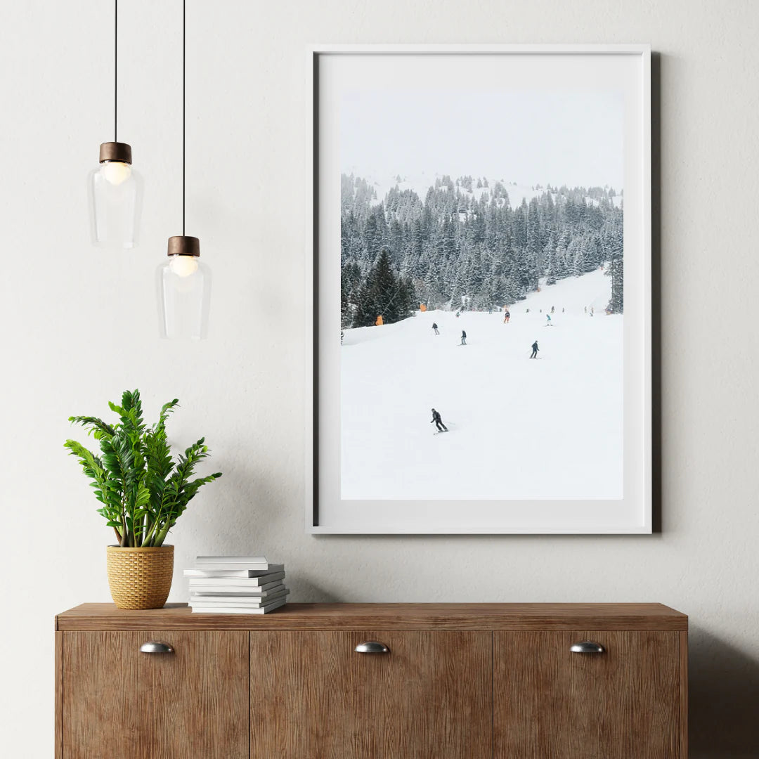 Diamond Painting - Piste de ski en Autriche
