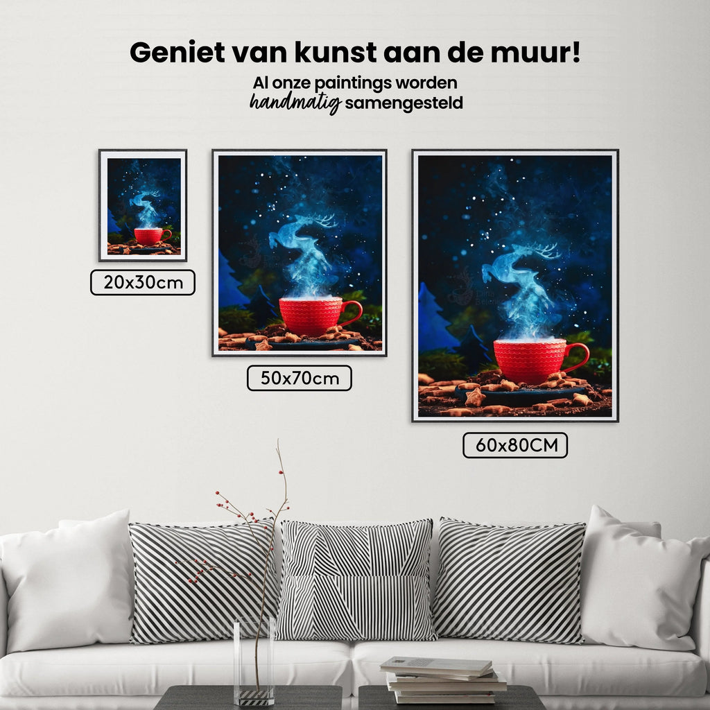 Diamond Painting - Reine des neiges cerfs