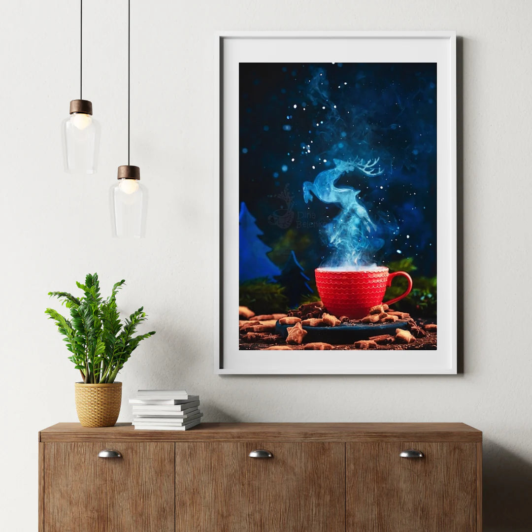 Diamond Painting - Reine des neiges cerfs
