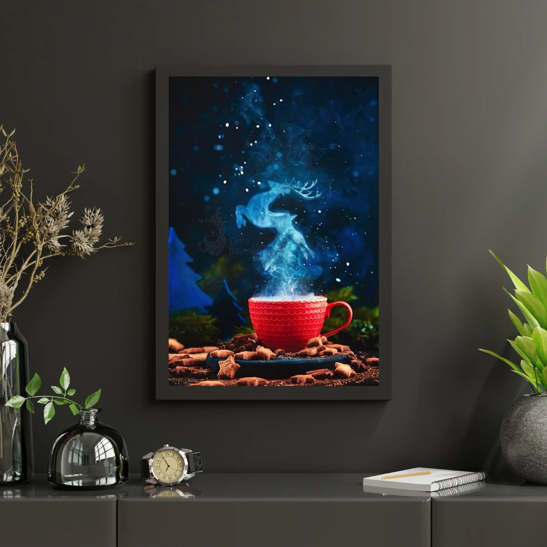 Diamond Painting - Reine des neiges cerfs
