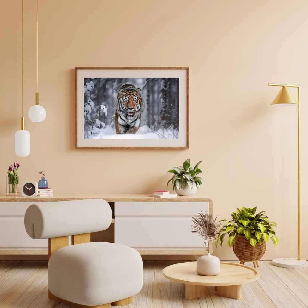 Diamond Painting - Tigre des neiges