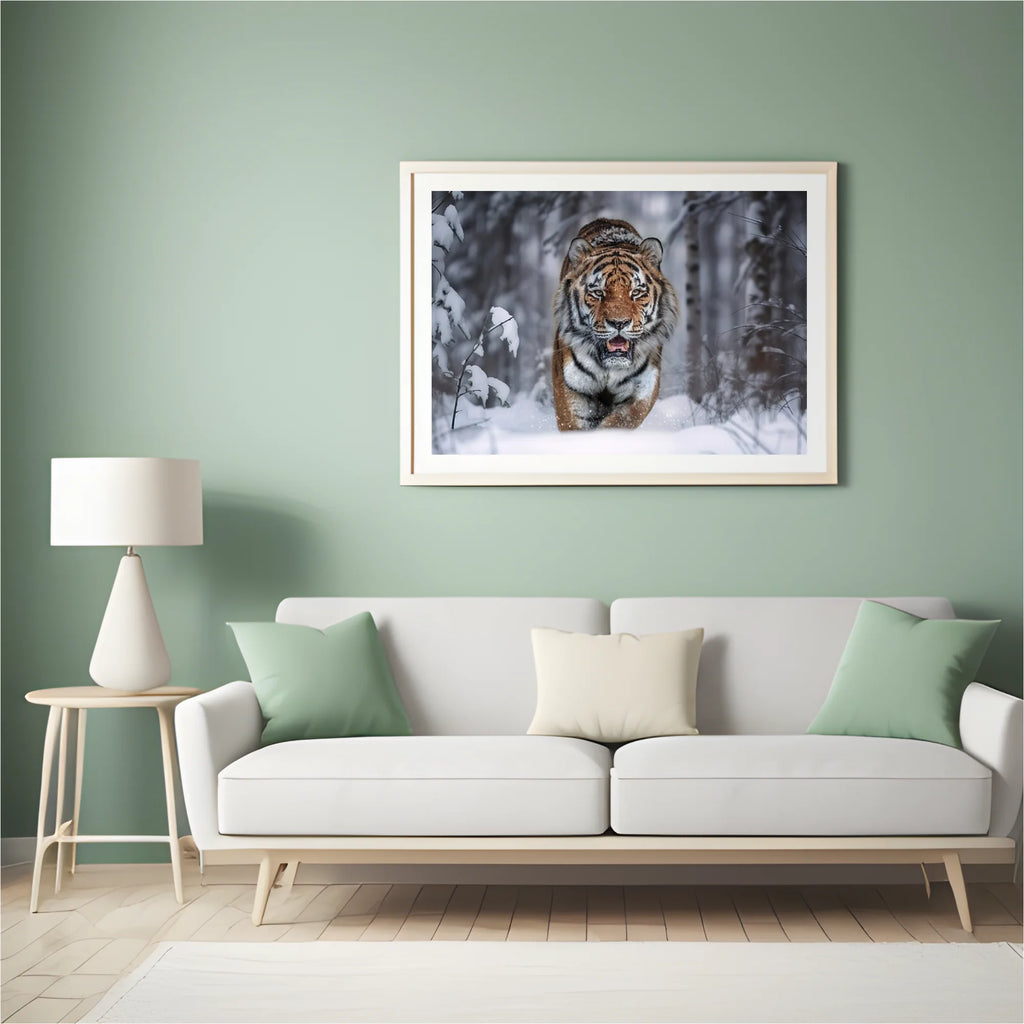 Diamond Painting - Tigre des neiges