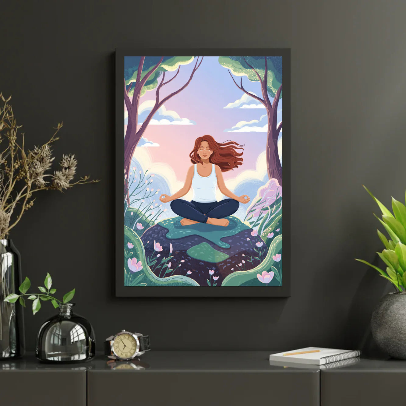 Diamond Painting - Silence en fleur