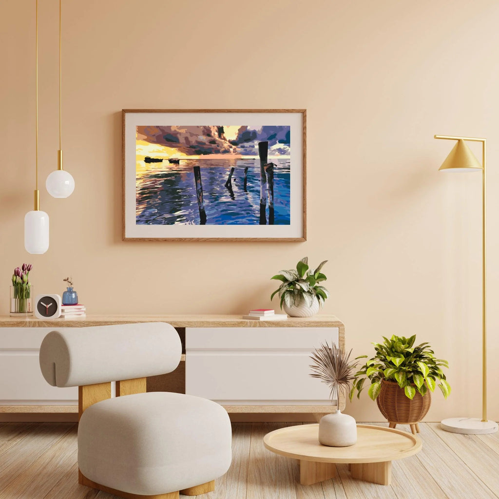 Diamond Painting - Coucher de soleil orageux - SEOS Shop ®