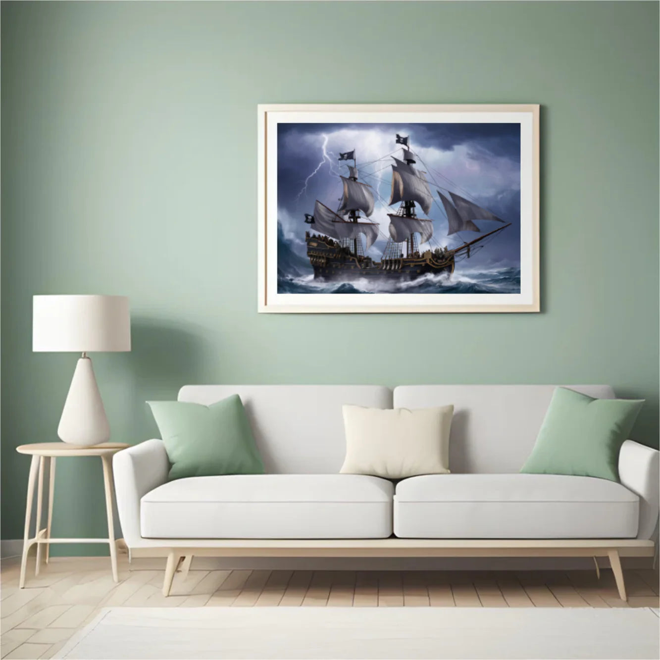 Diamond Painting - Galion né de la tempête