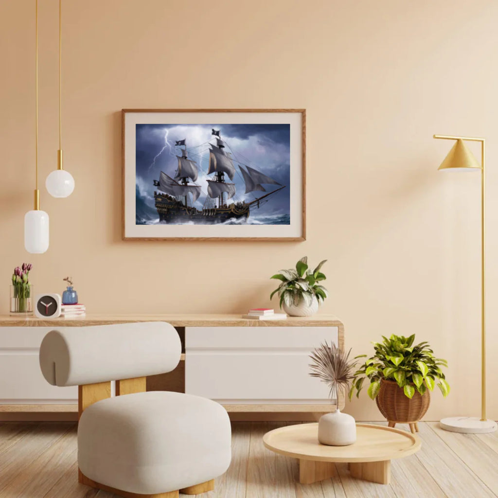 Diamond Painting - Galion né de la tempête