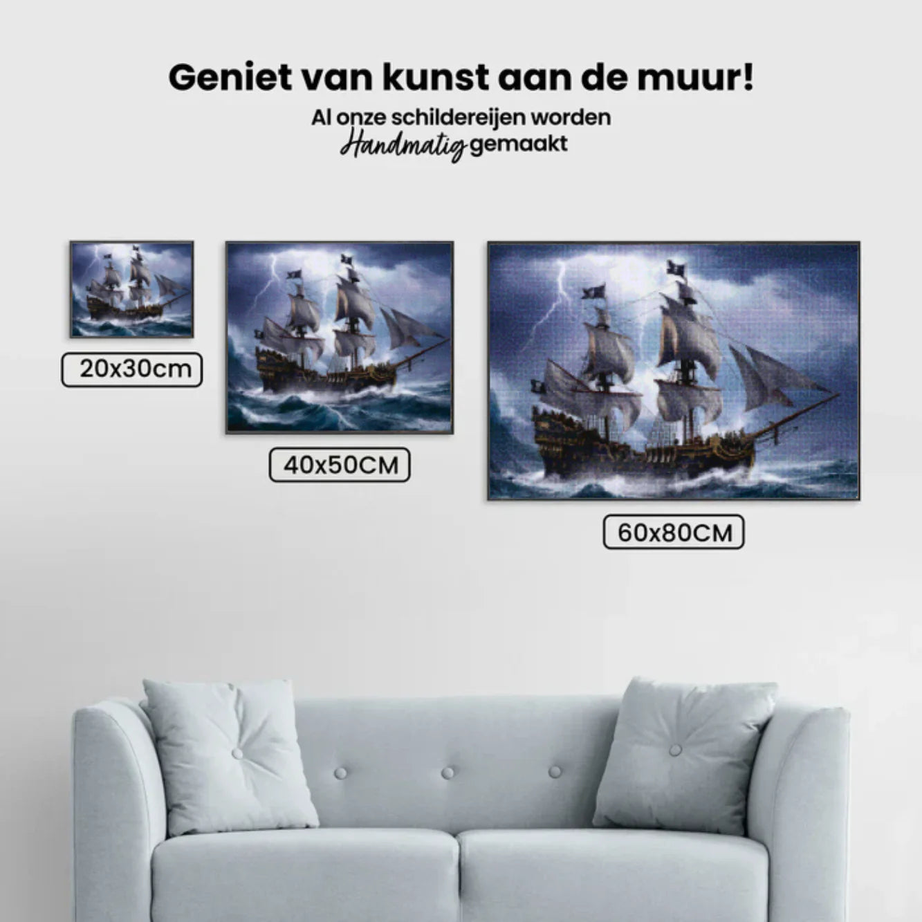 Diamond Painting - Galion né de la tempête