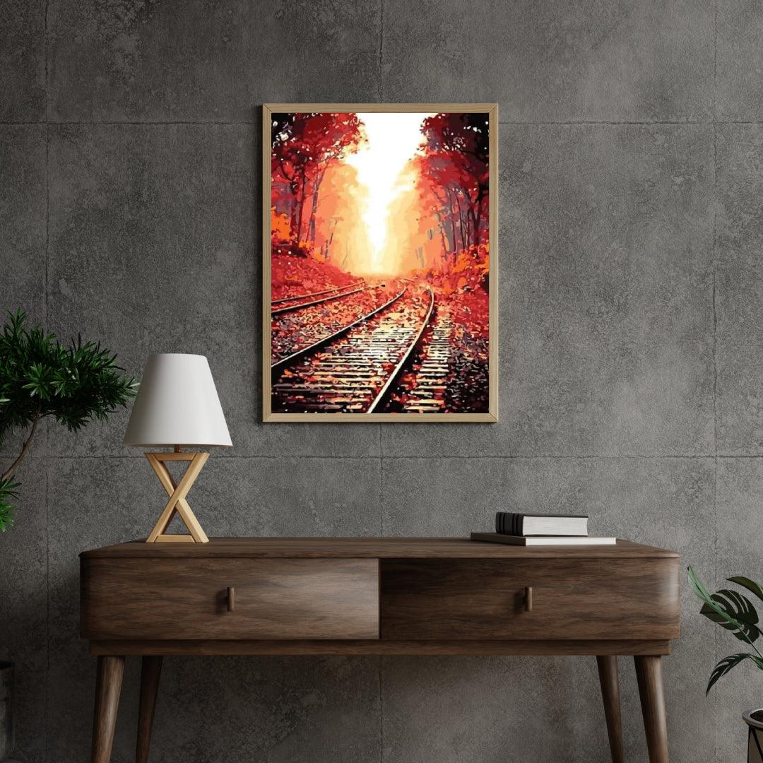 Diamond Painting - Voie ferrée - SEOS Shop ®
