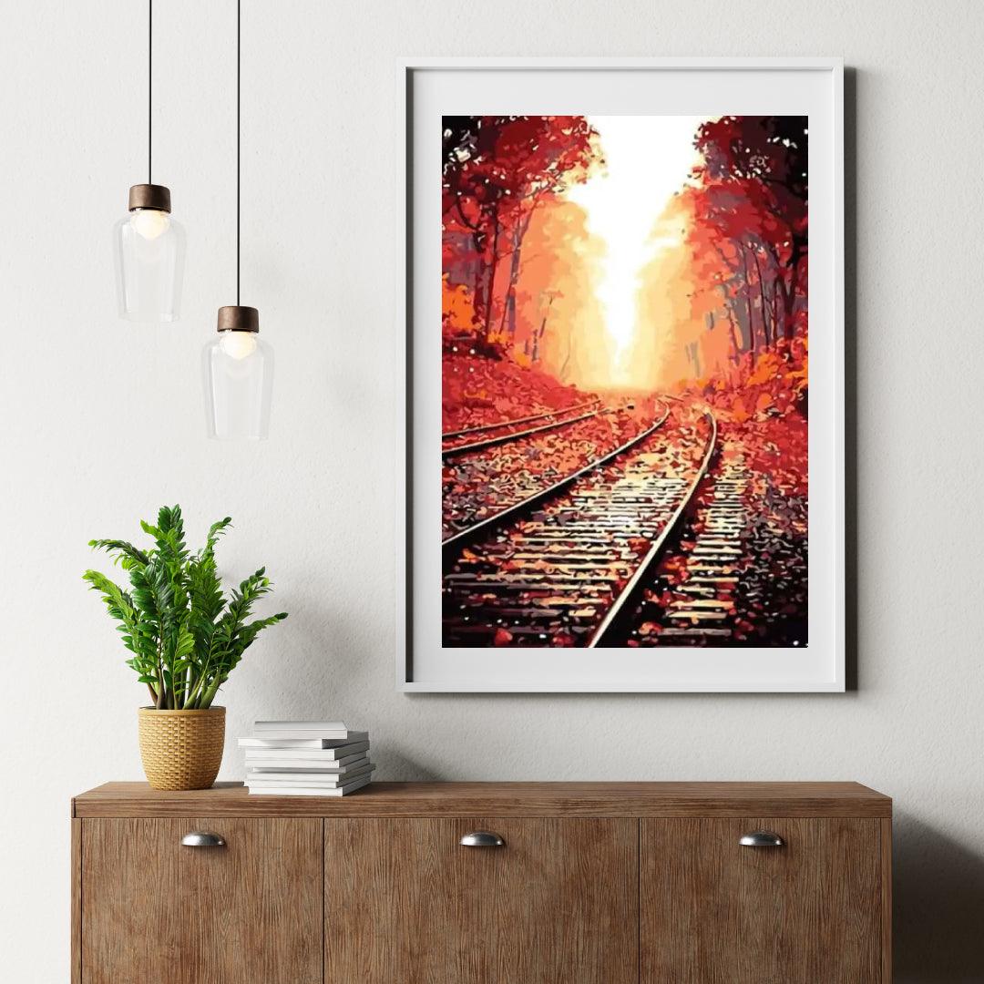 Diamond Painting - Voie ferrée - SEOS Shop ®