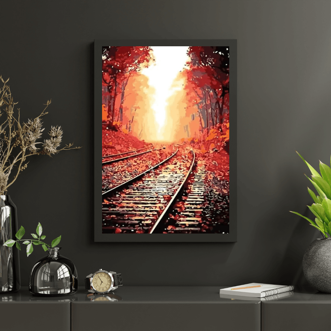 Diamond Painting - Voie ferrée - SEOS Shop ®