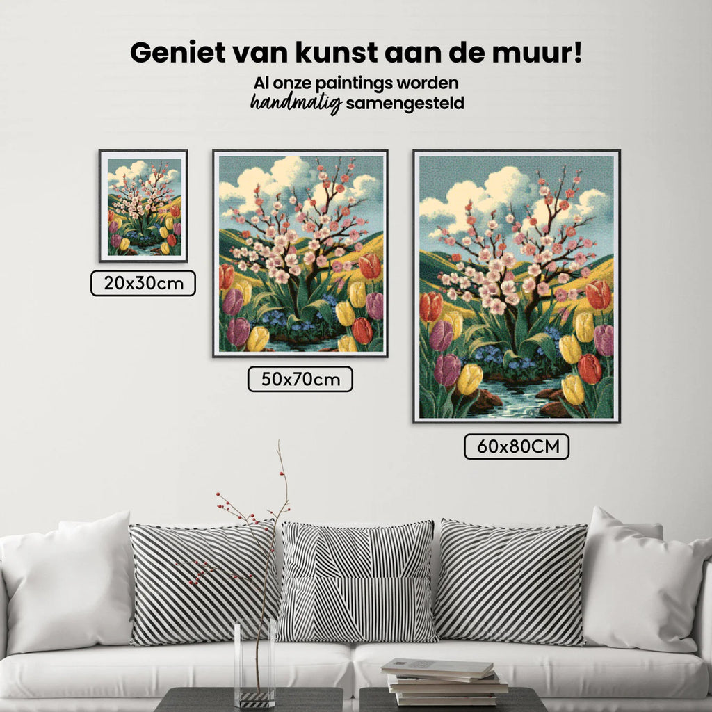 Diamond Painting - Tulipes en danse