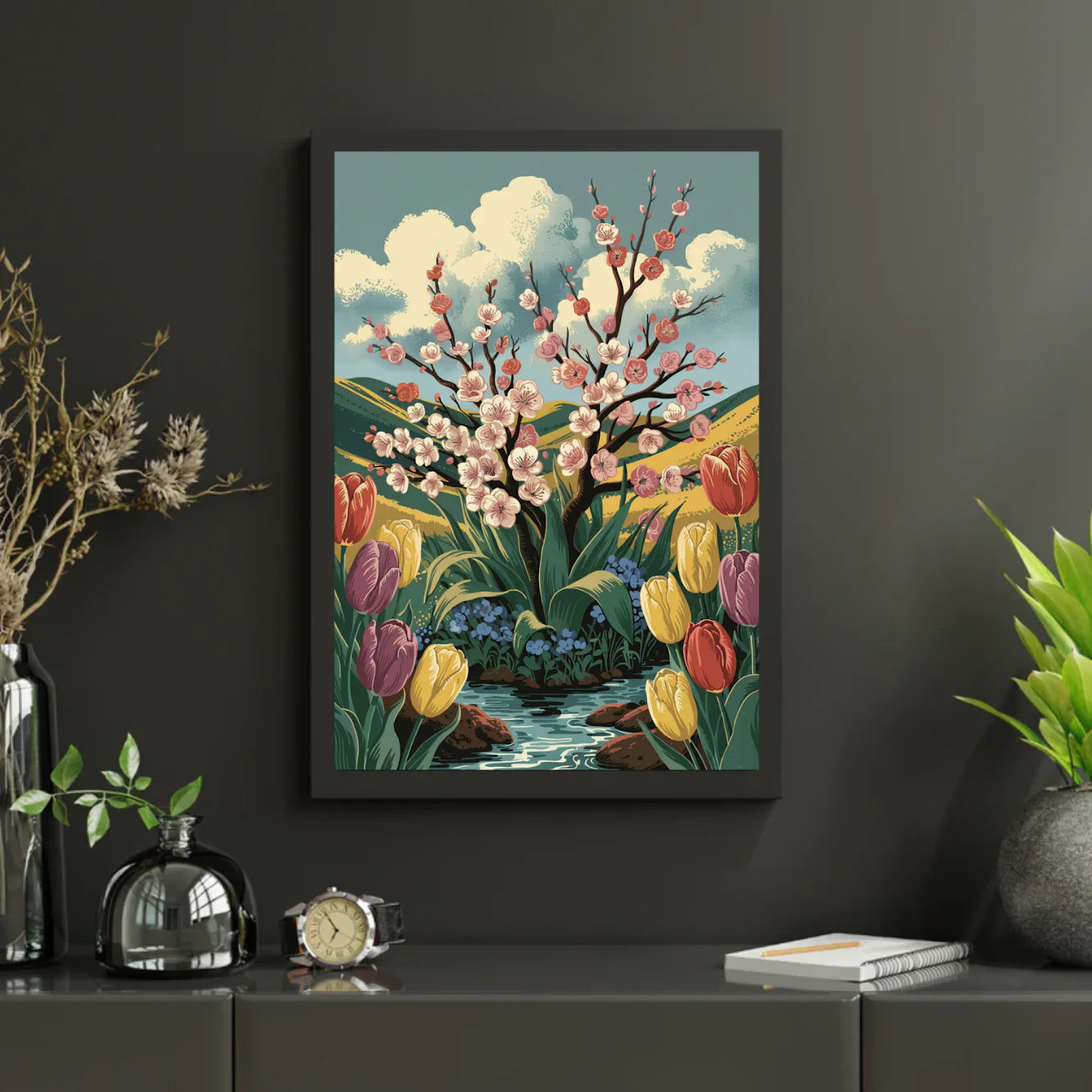 Diamond Painting - Tulipes en danse