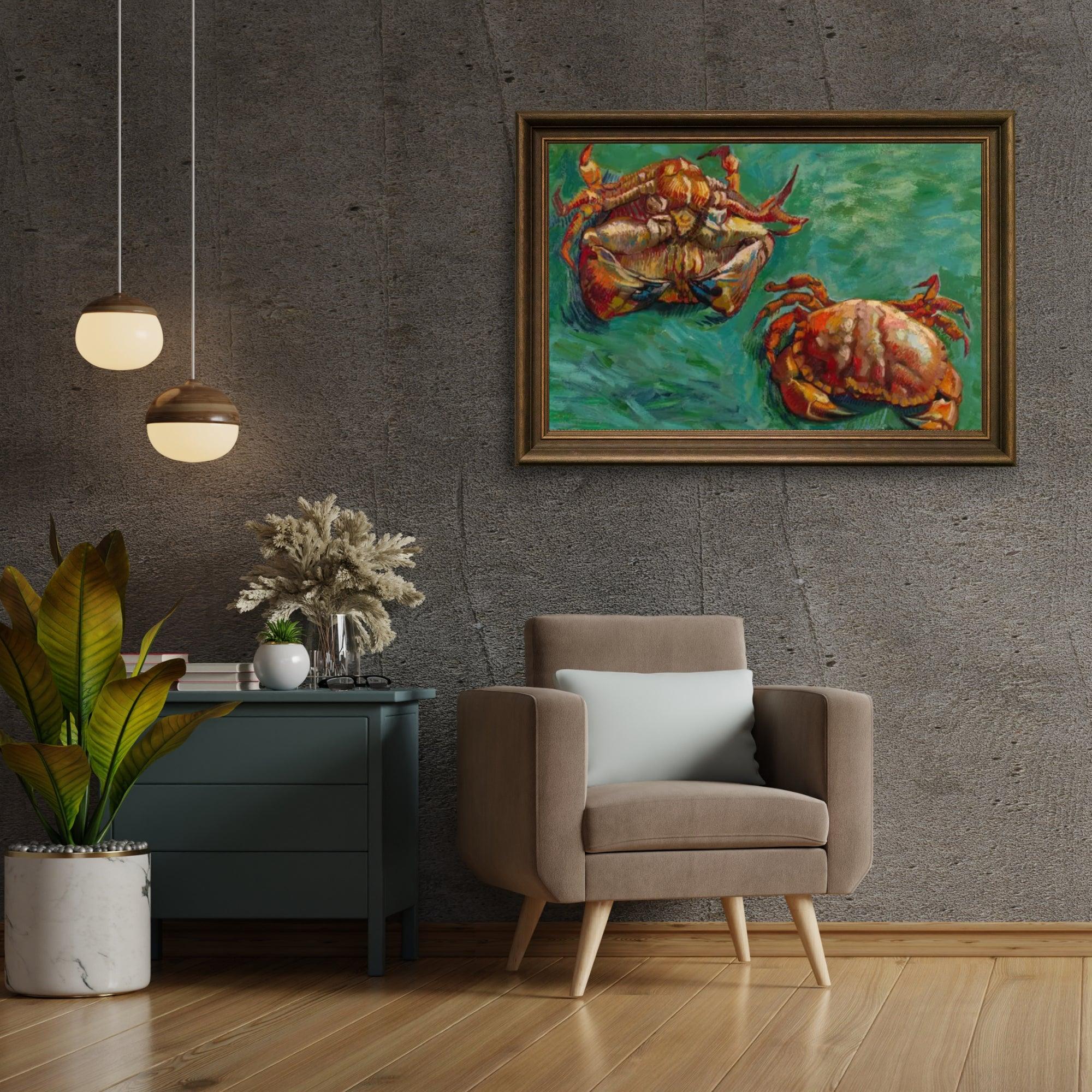 Diamond Painting - Deux crabes
