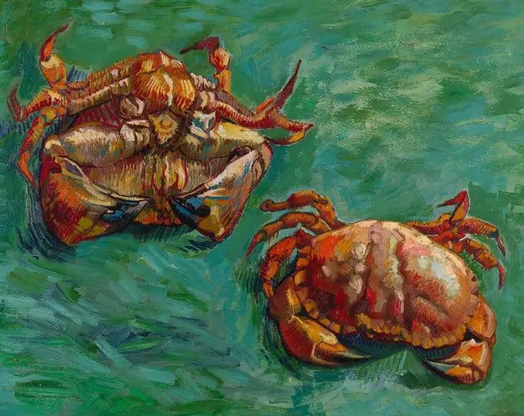 Diamond Painting - Deux crabes
