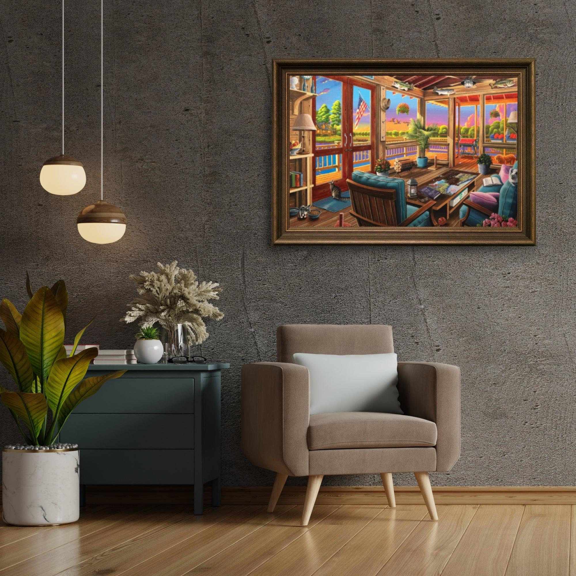 Diamond Painting - Vue sur le lac - SEOS Shop ®