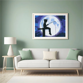 Diamond Painting - Poissons sous la pleine lune - SEOS Shop ®