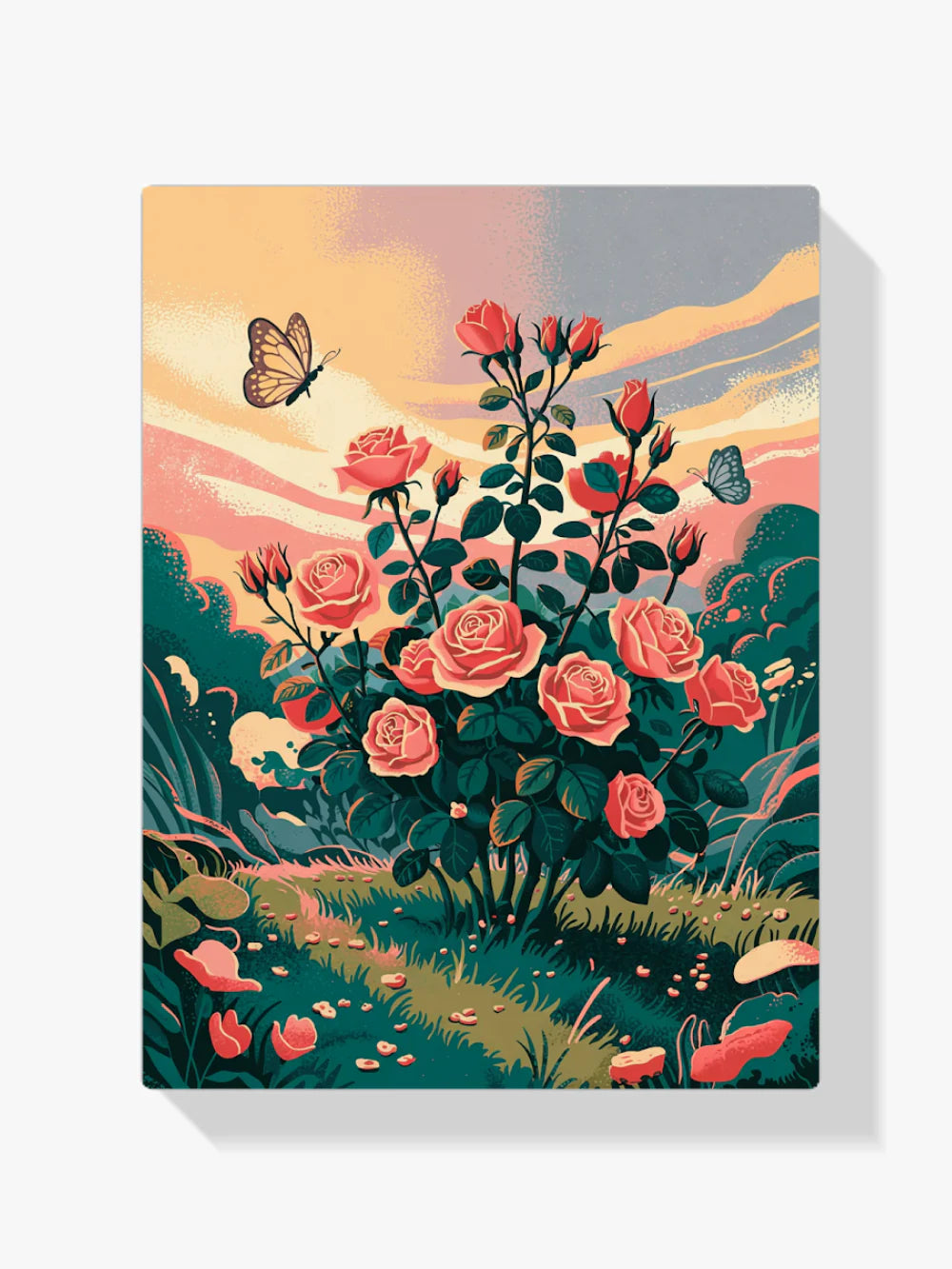 Diamond Painting - Sérénade de papillon