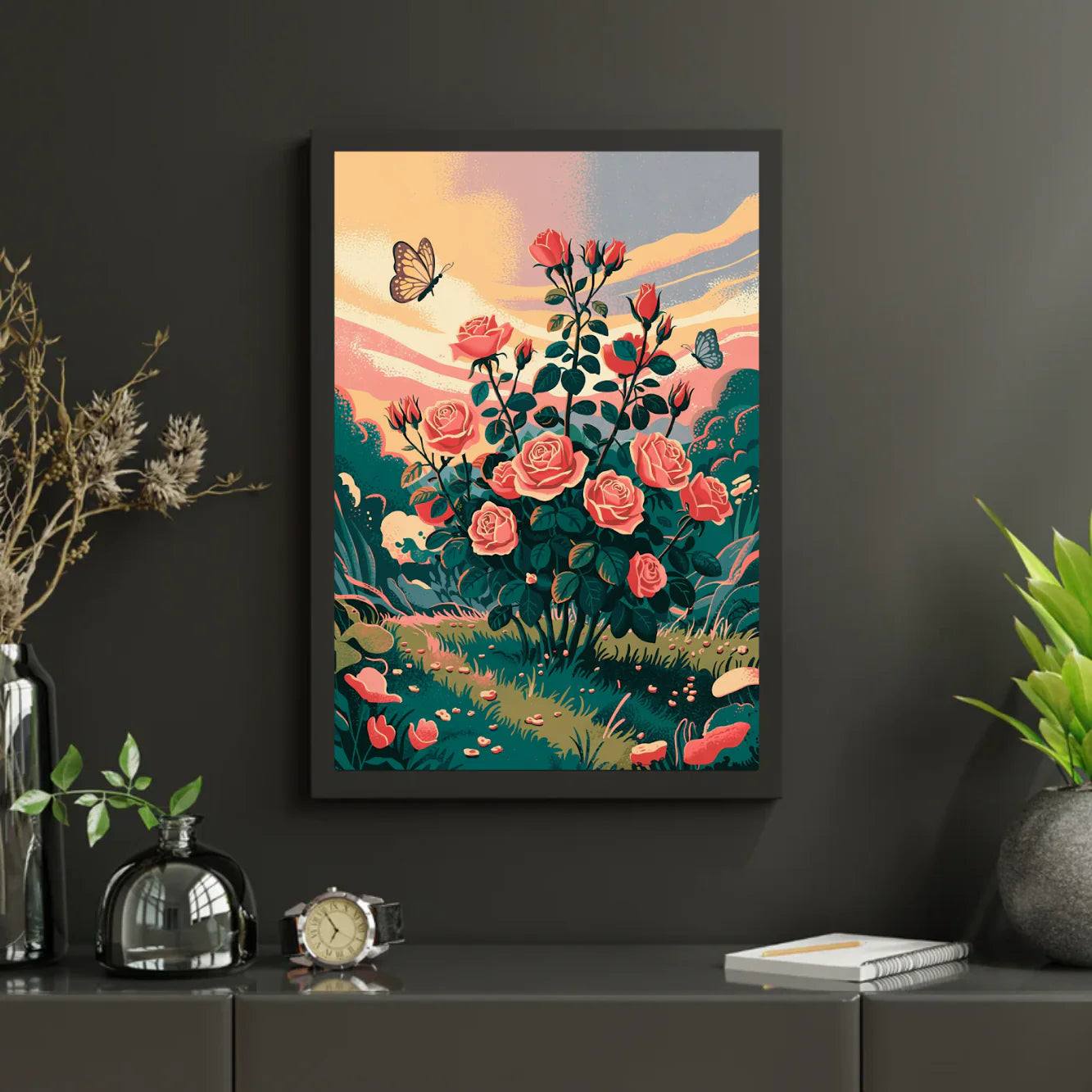 Diamond Painting - Sérénade de papillon