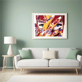 Diamond Painting - Femme aux yeux bleus - SEOS Shop ®