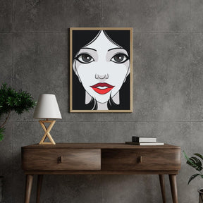 Diamond Painting - Femme aux lèvres rouges - SEOS Shop ®