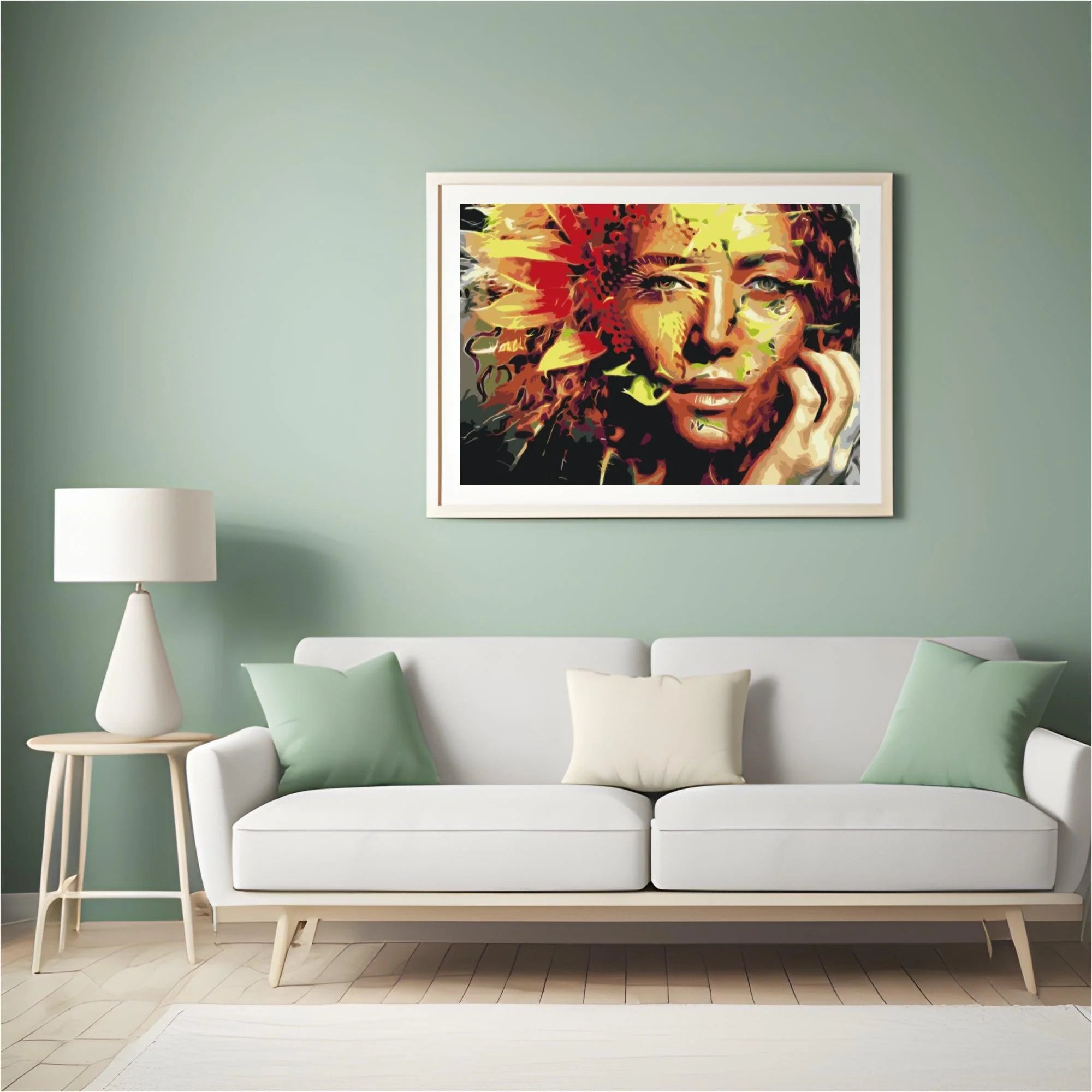 Diamond Painting - Femme cachée dans un tournesol - SEOS Shop ®