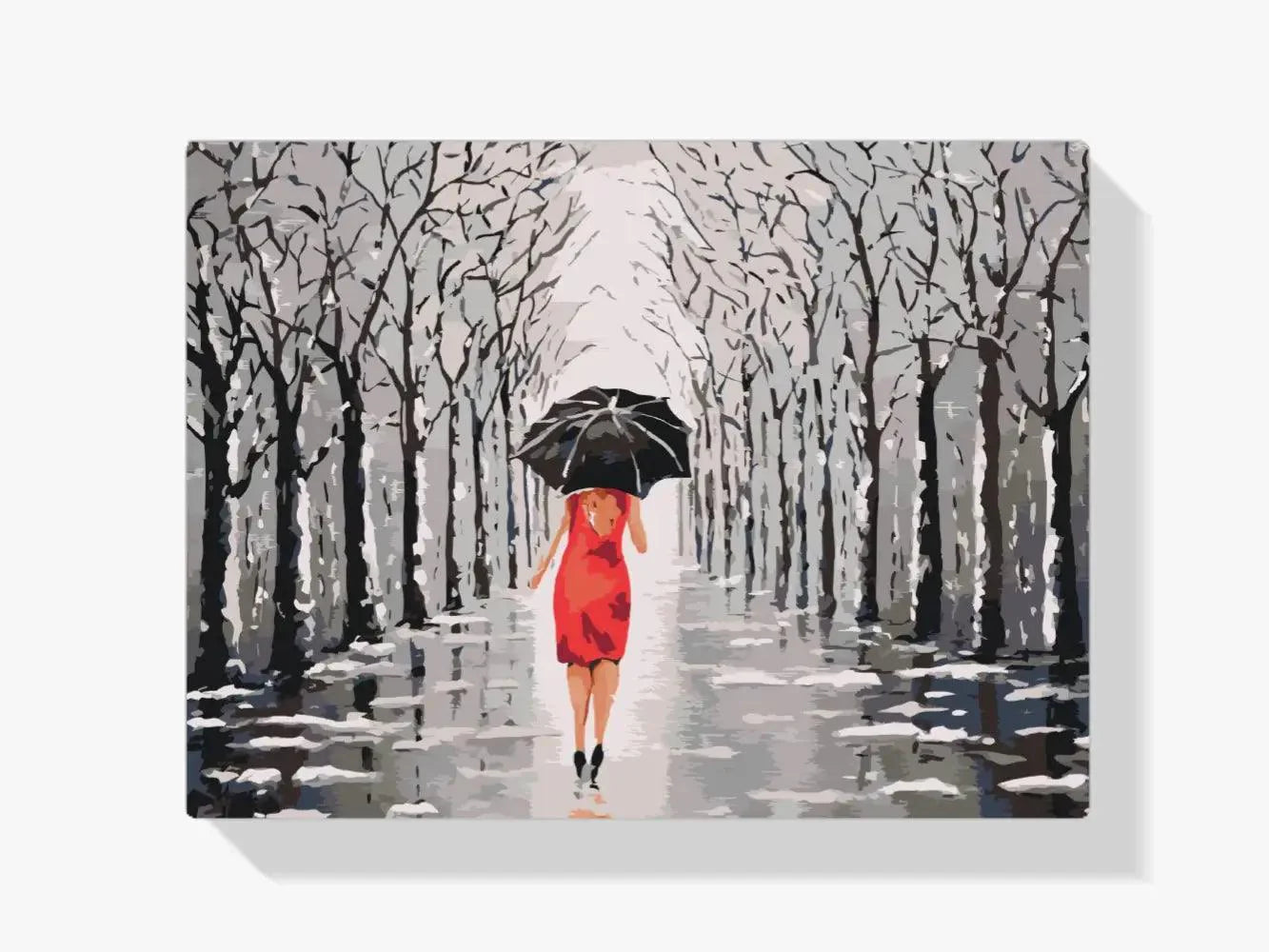 Diamond Painting - Femme marchant dans le parc - SEOS Shop ®