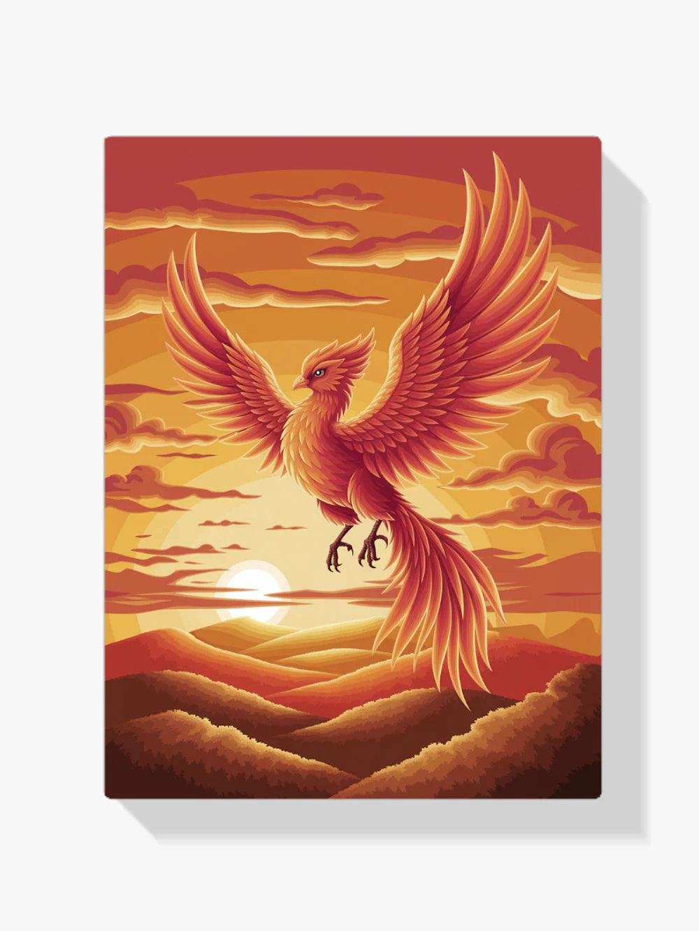 Diamond Painting - Phénix ardent en vol