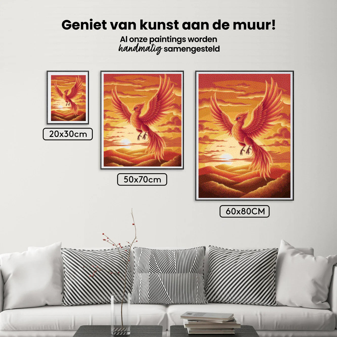 Diamond Painting - Phénix ardent en vol
