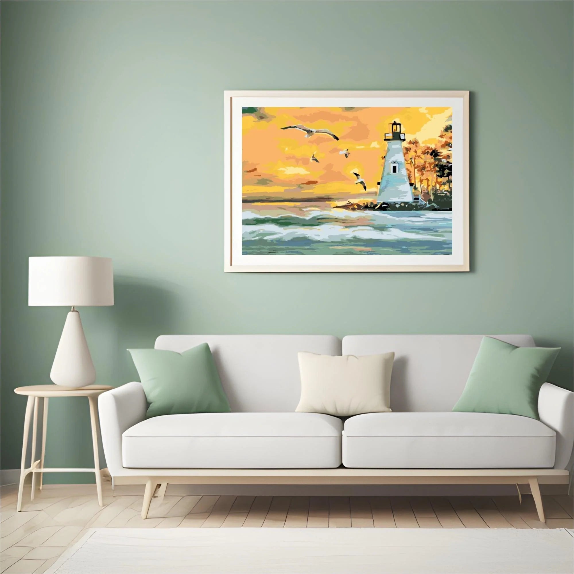 Diamond Painting - Phare et mouettes - SEOS Shop ®
