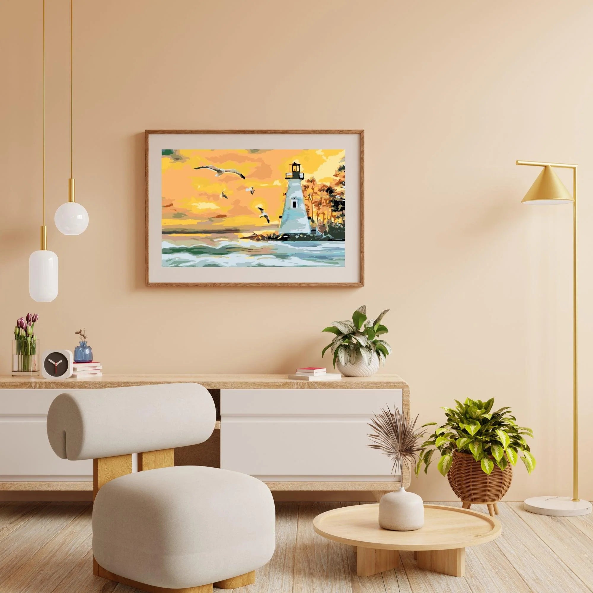 Diamond Painting - Phare et mouettes - SEOS Shop ®