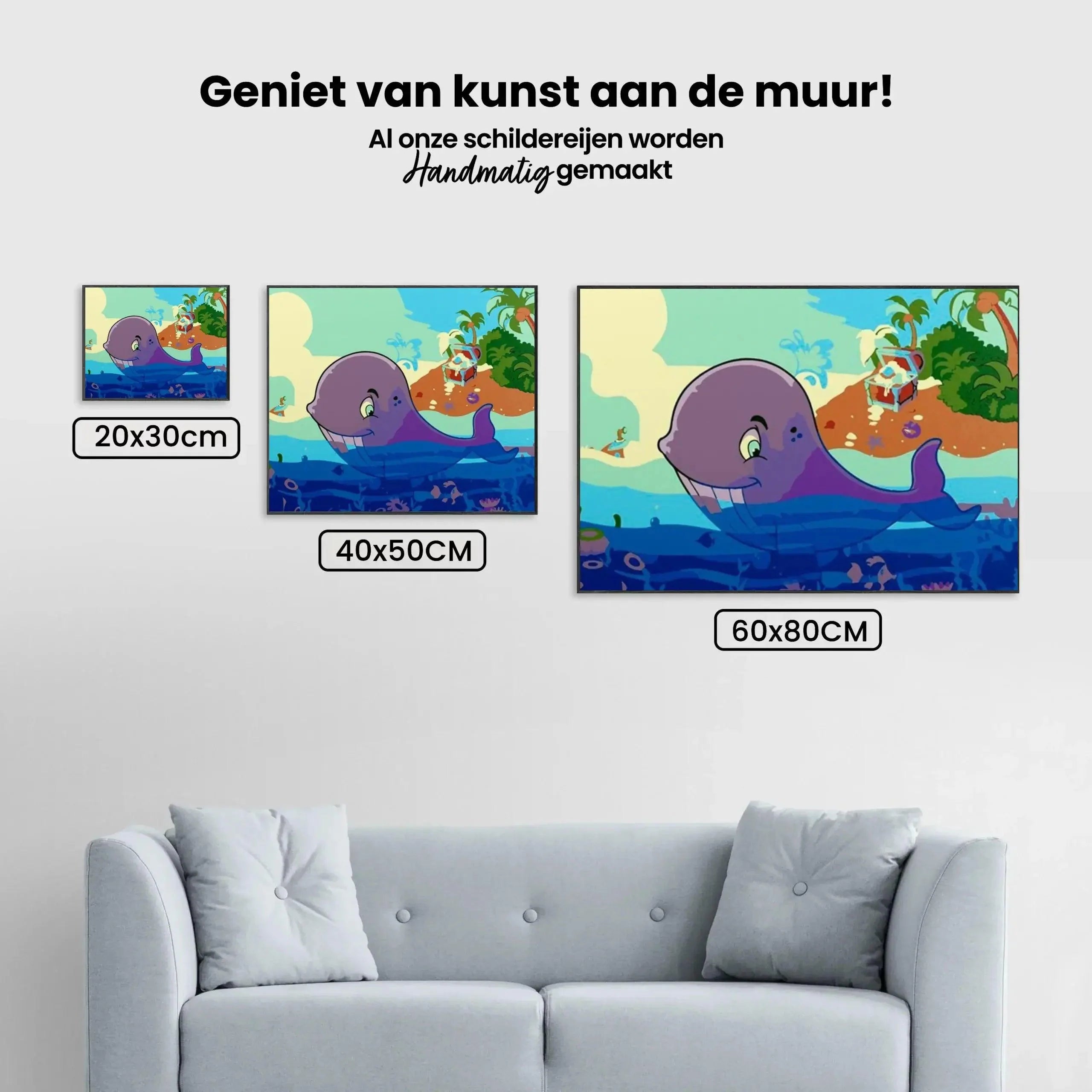 Diamond Painting - Baleine et trésor