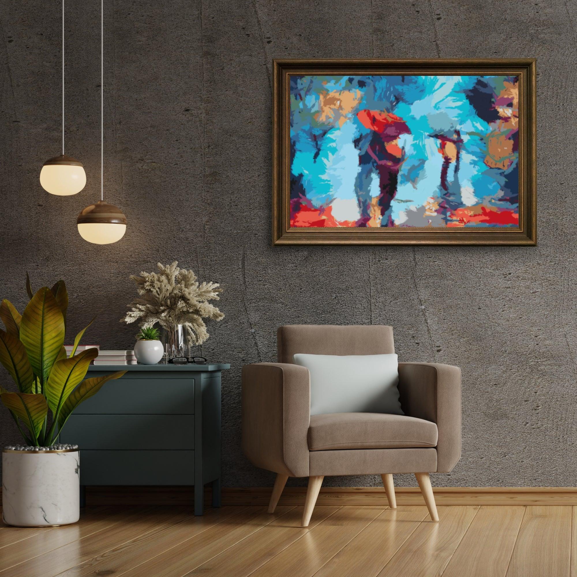 Diamond Painting - Promenade sous la pluie - SEOS Shop ®