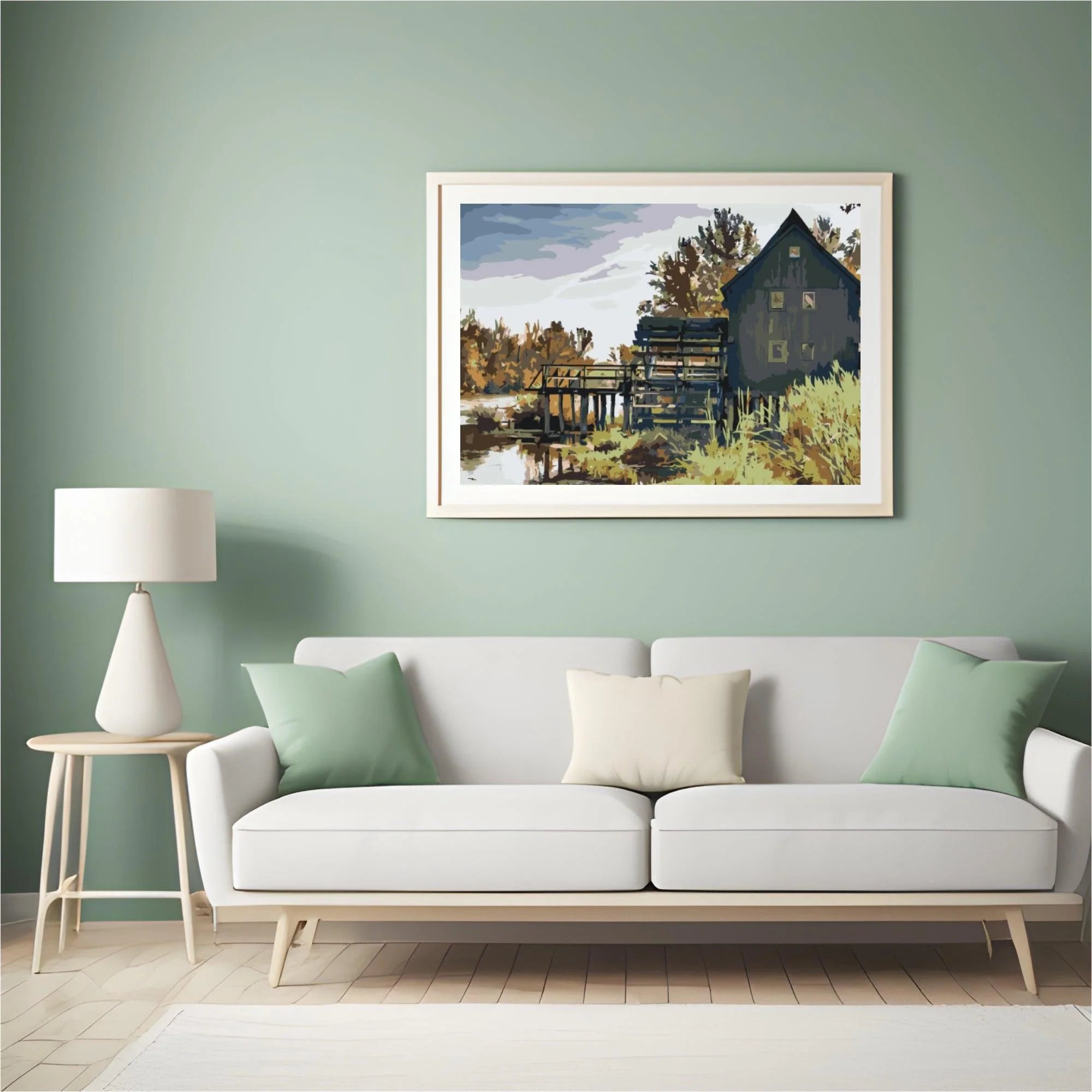 Diamond Painting - Moulin à eau - SEOS Shop ®