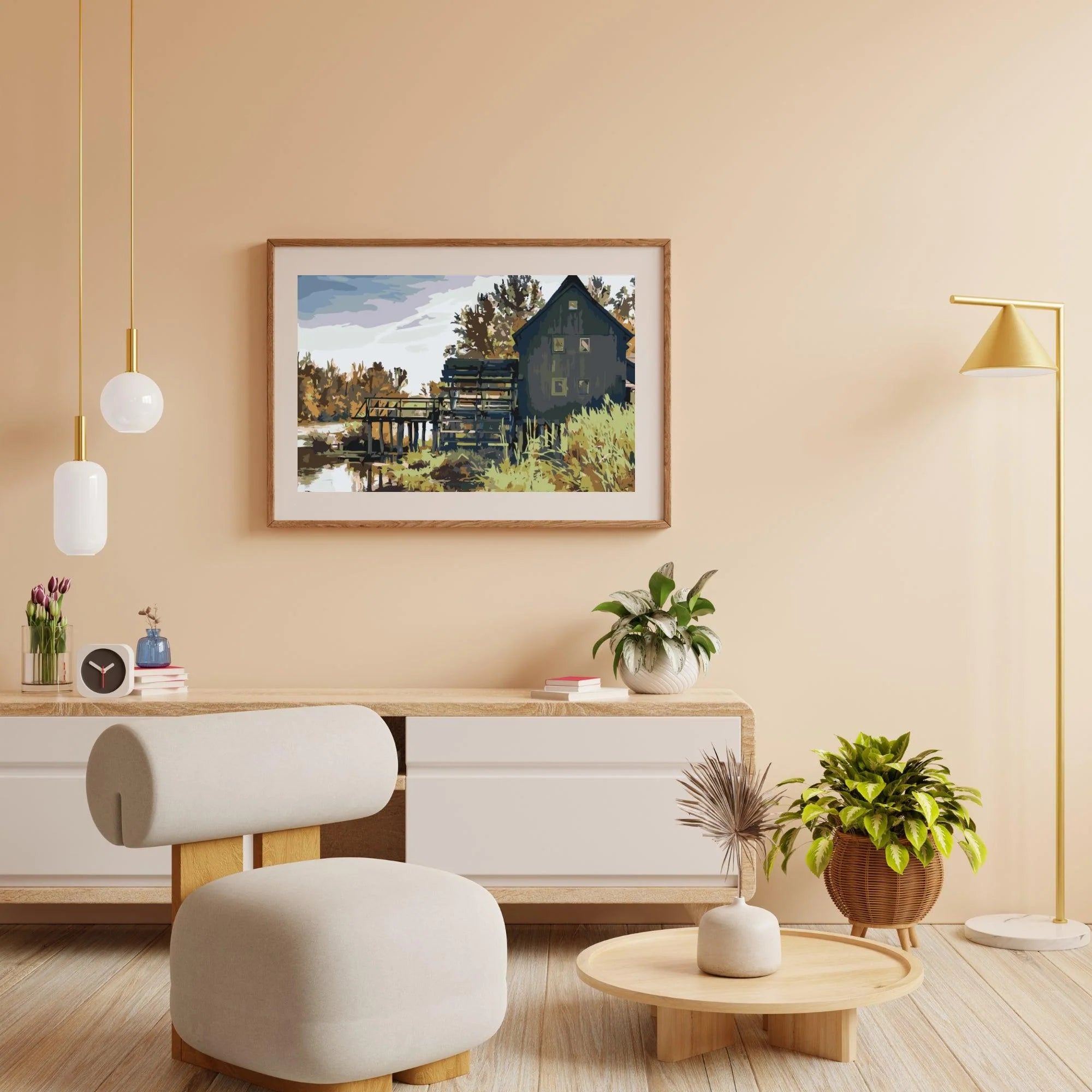 Diamond Painting - Moulin à eau - SEOS Shop ®