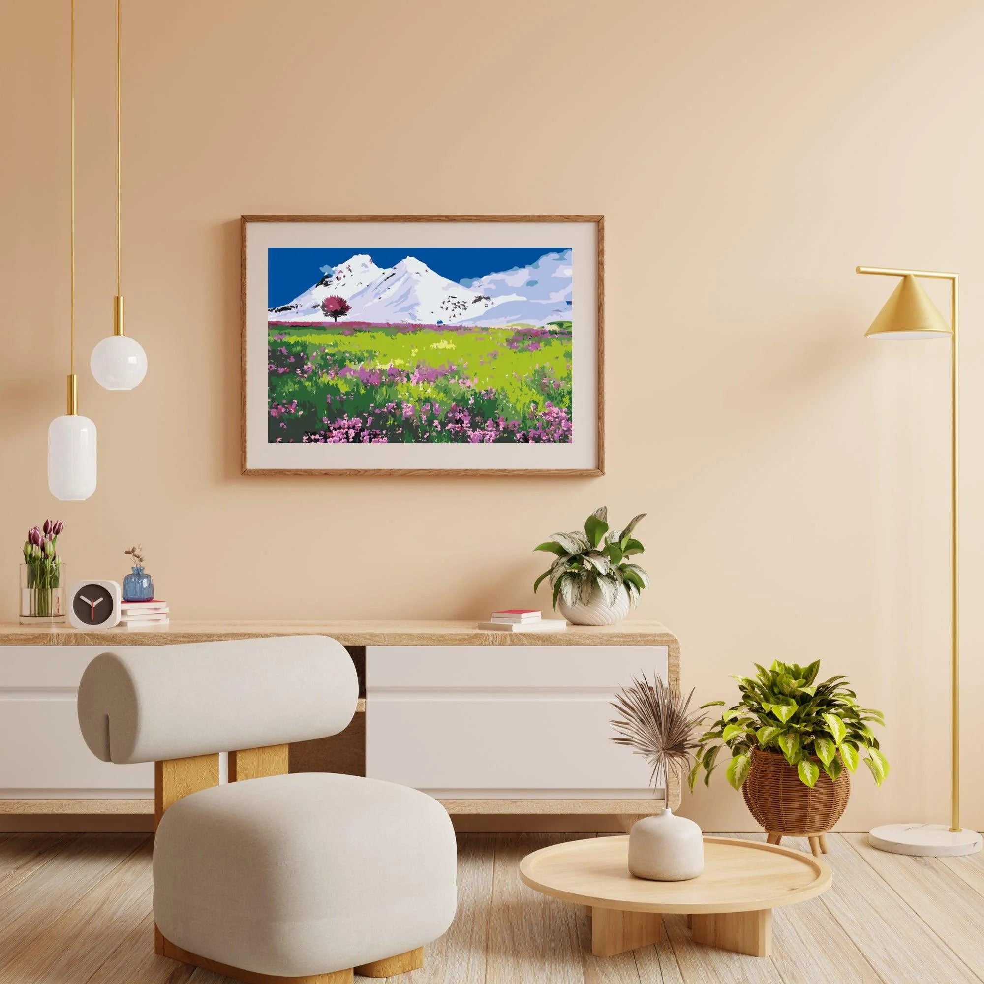 Diamond Painting - Prairie au milieu des montagnes - SEOS Shop ®