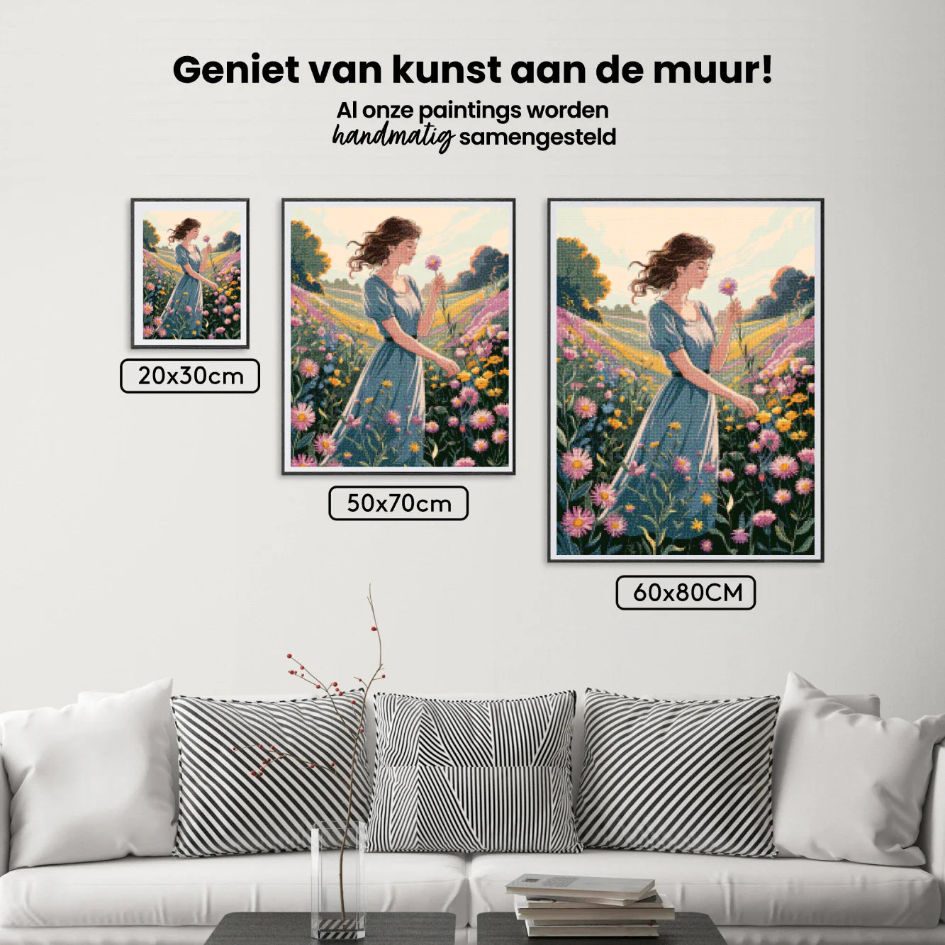 Diamond Painting - Muse de fleurs sauvages