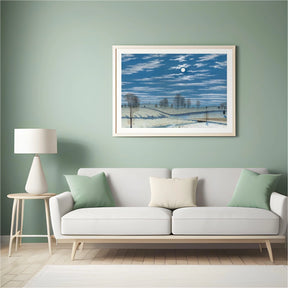 Diamond Painting - Scène d'hiver à la lumière de la lune - SEOS Shop ®
