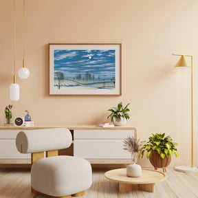 Diamond Painting - Scène d'hiver à la lumière de la lune - SEOS Shop ®