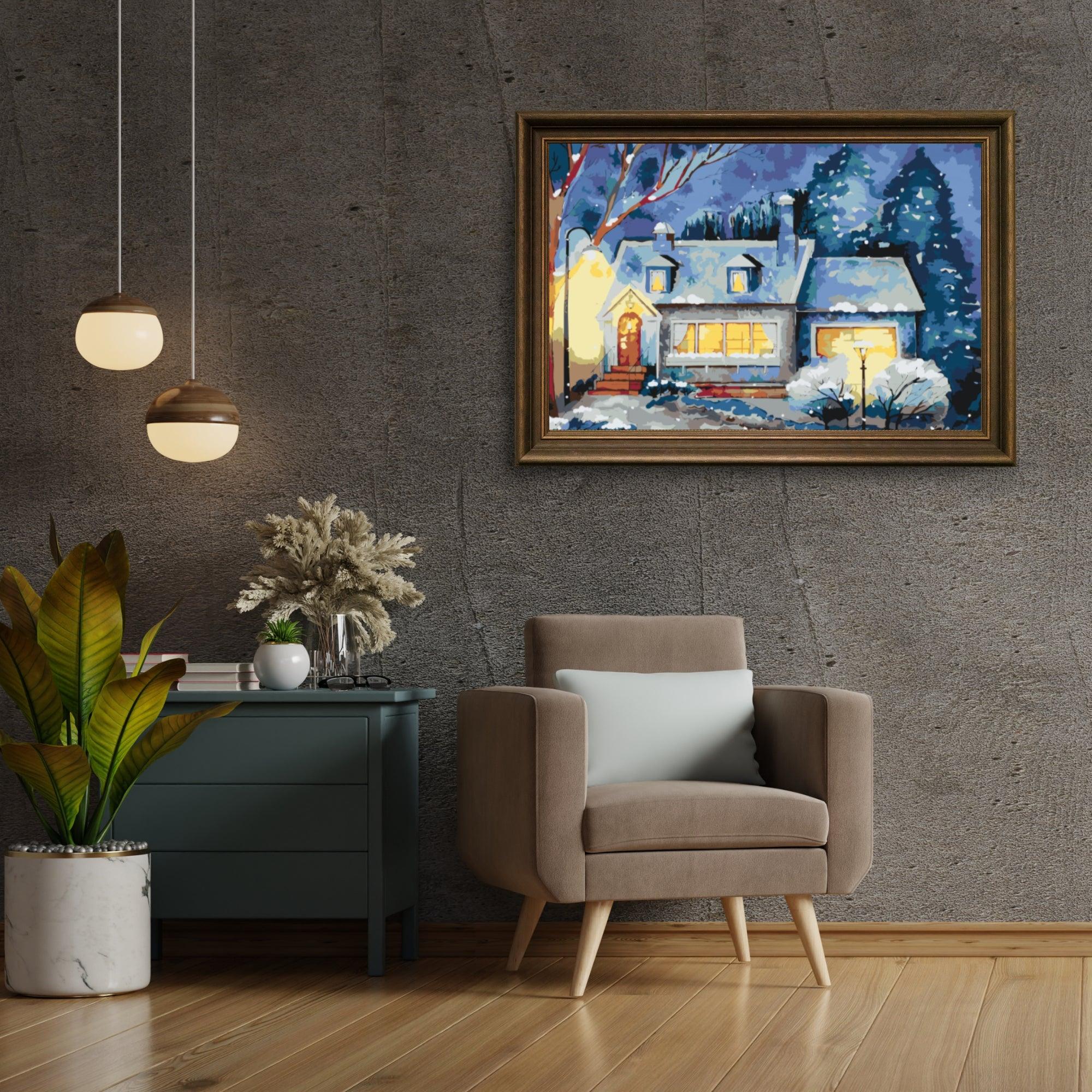 Diamond Painting - Paysage d'hiver - SEOS Shop ®