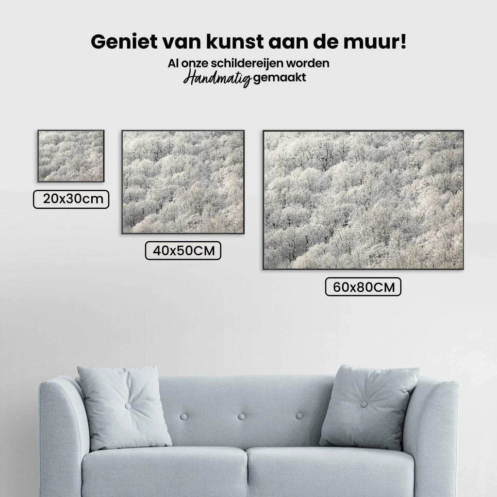 Diamond Painting - Arbres blancs