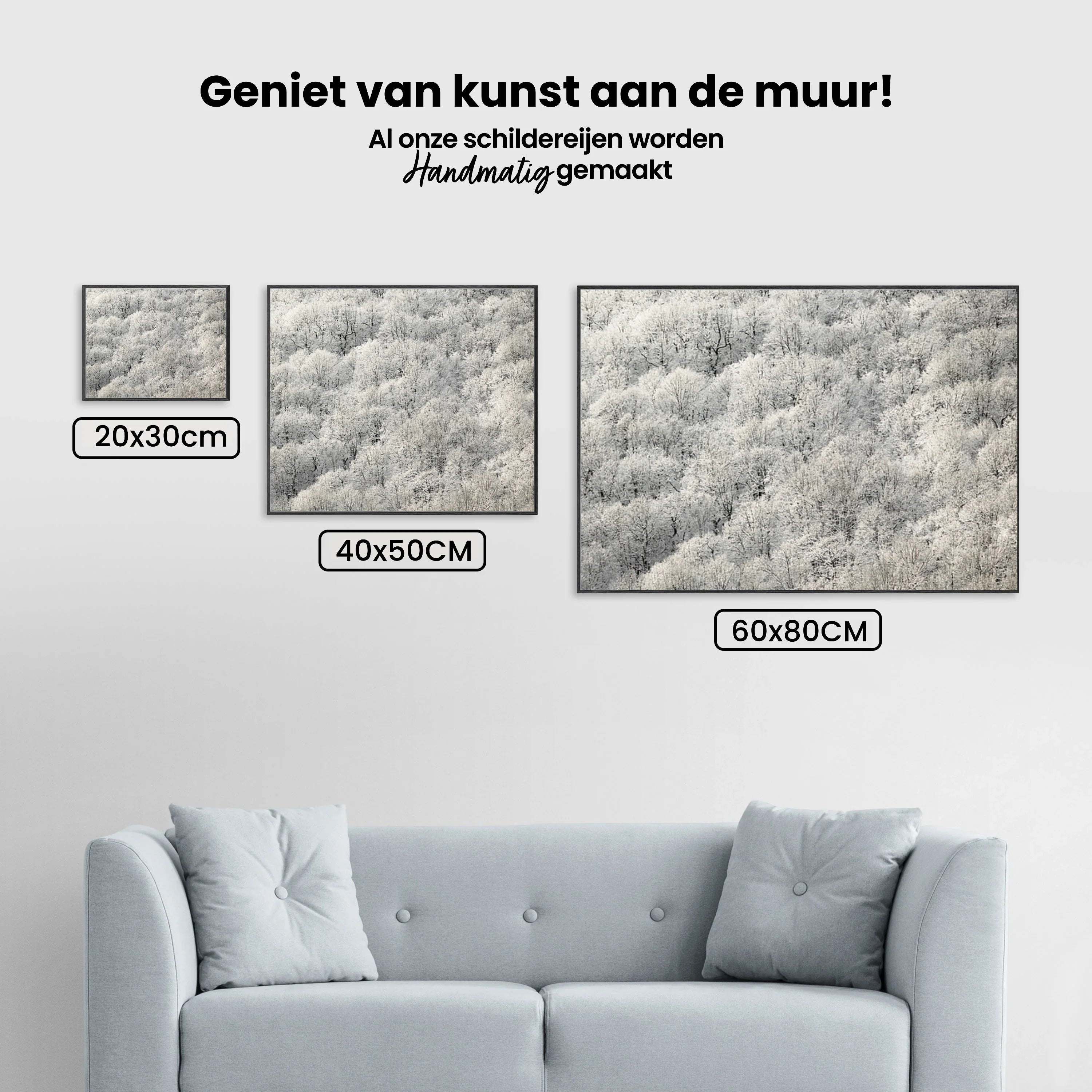 Diamond Painting - Arbres blancs